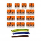 Kit Verbindungsklemme WAGO kompatibel mit Kabel 3x für Lampenbaldachin mit 11 Löchern