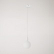 Suspension pour rail avec finition en porcelaine colorée