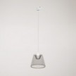Suspension pour rail avec cône fumé Ampoule Ghost
