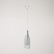 Suspension avec abat-jour bouteille Magnum pour rails