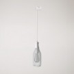 Suspension avec abat-jour bouteille Magnum pour rails