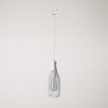 Suspension avec abat-jour bouteille Magnum pour rails