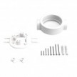 Base in porcellana per presa elettrica e interruttore/deviatore compatibile con Creative-Tubes - da 1 a 4 uscite