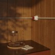 Schalter/Umschalter-Kit mit Griff und Basis für Creative-Tubes aus weißem Porzellan