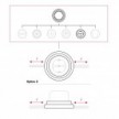 Schuko-Wandsteckdose und Porzellansockel-Kit
