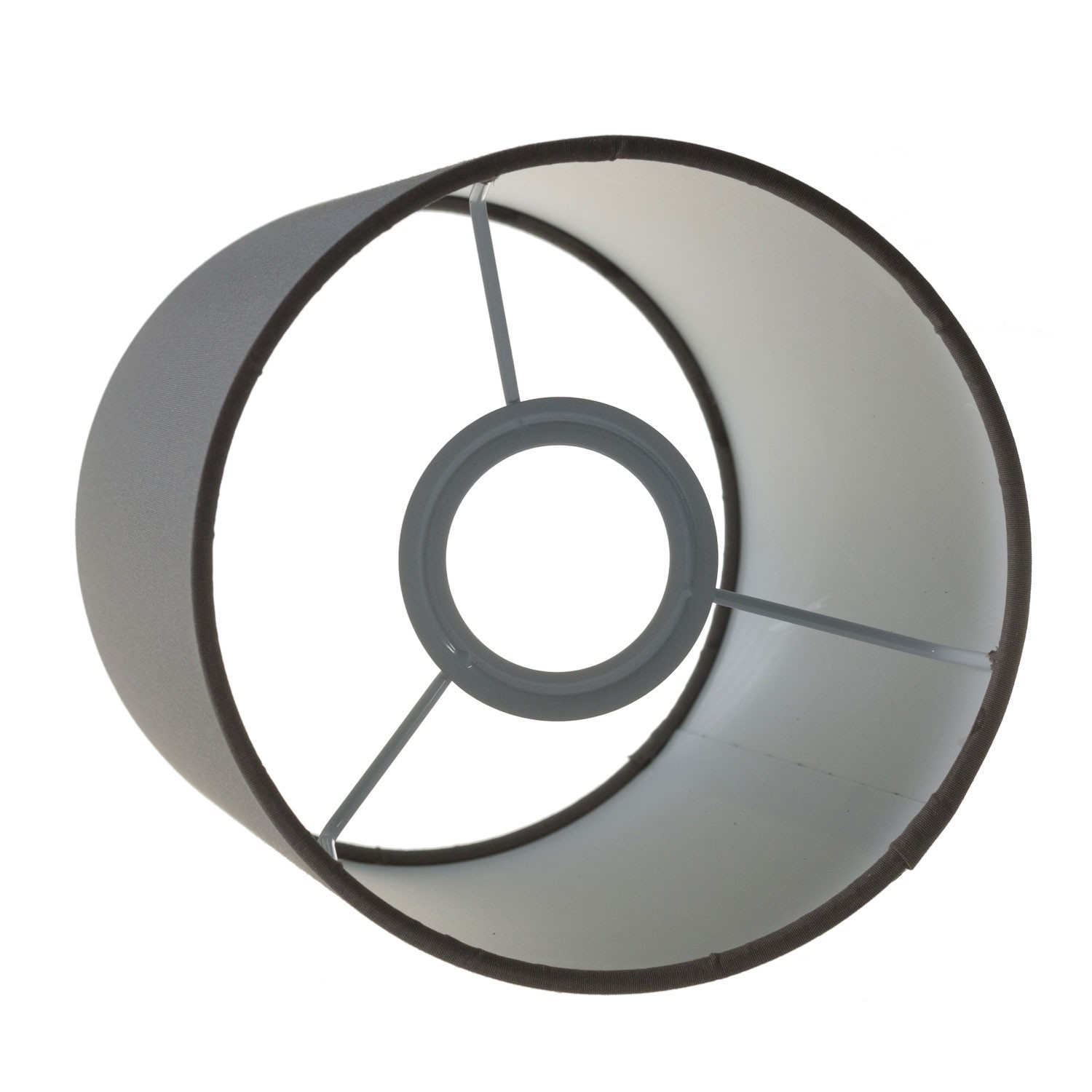 Lampenschirm Cilindro aus Stoff mit E27 Fassung - 100% Made in Italy