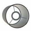 Lampenschirm Cilindro aus Stoff mit E27 Fassung - 100% Made in Italy