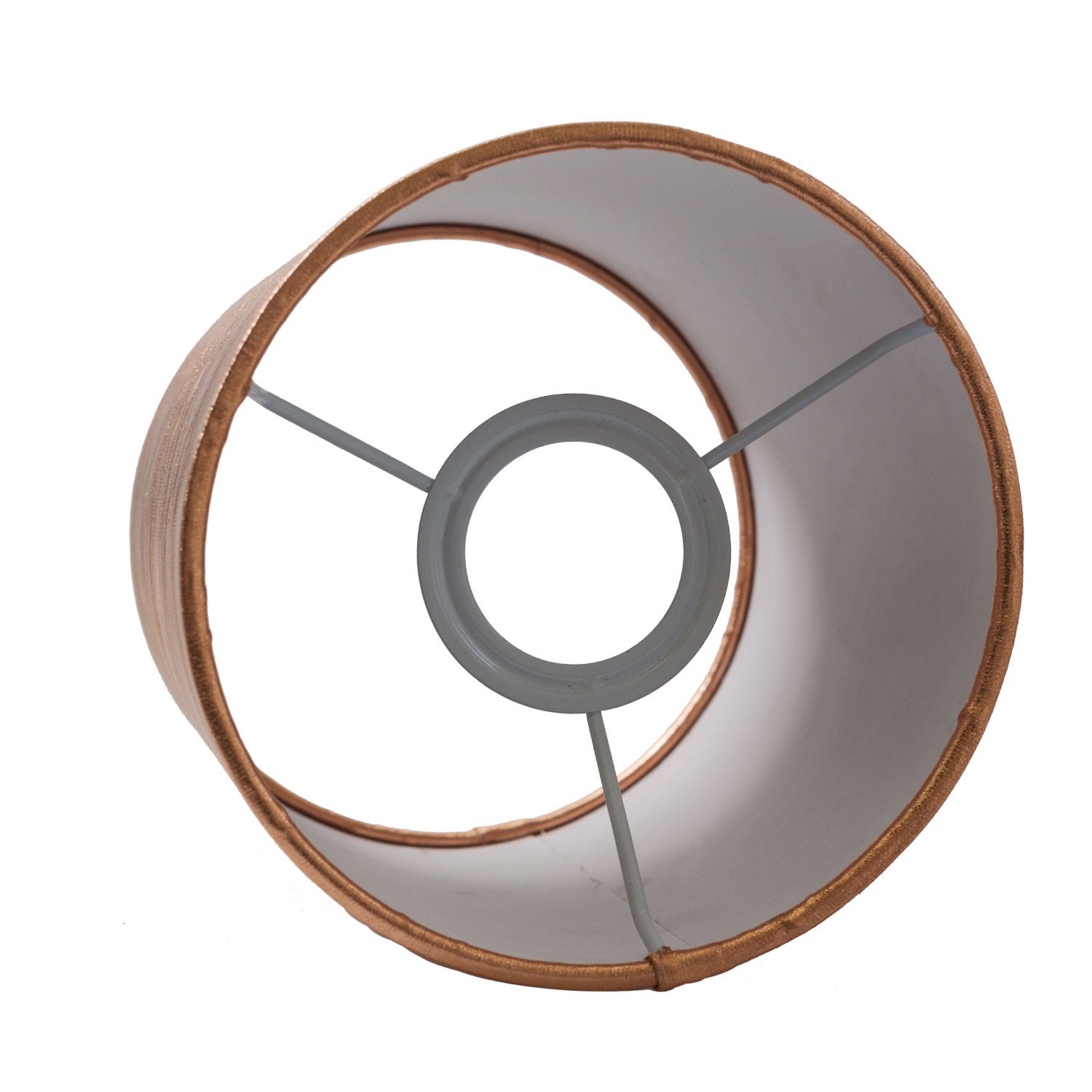 Lampenschirm Cilindro aus Stoff mit E27 Fassung - 100% Made in Italy