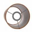 Paralume Cilindro in tessuto con attacco E27 - 100% Made in Italy