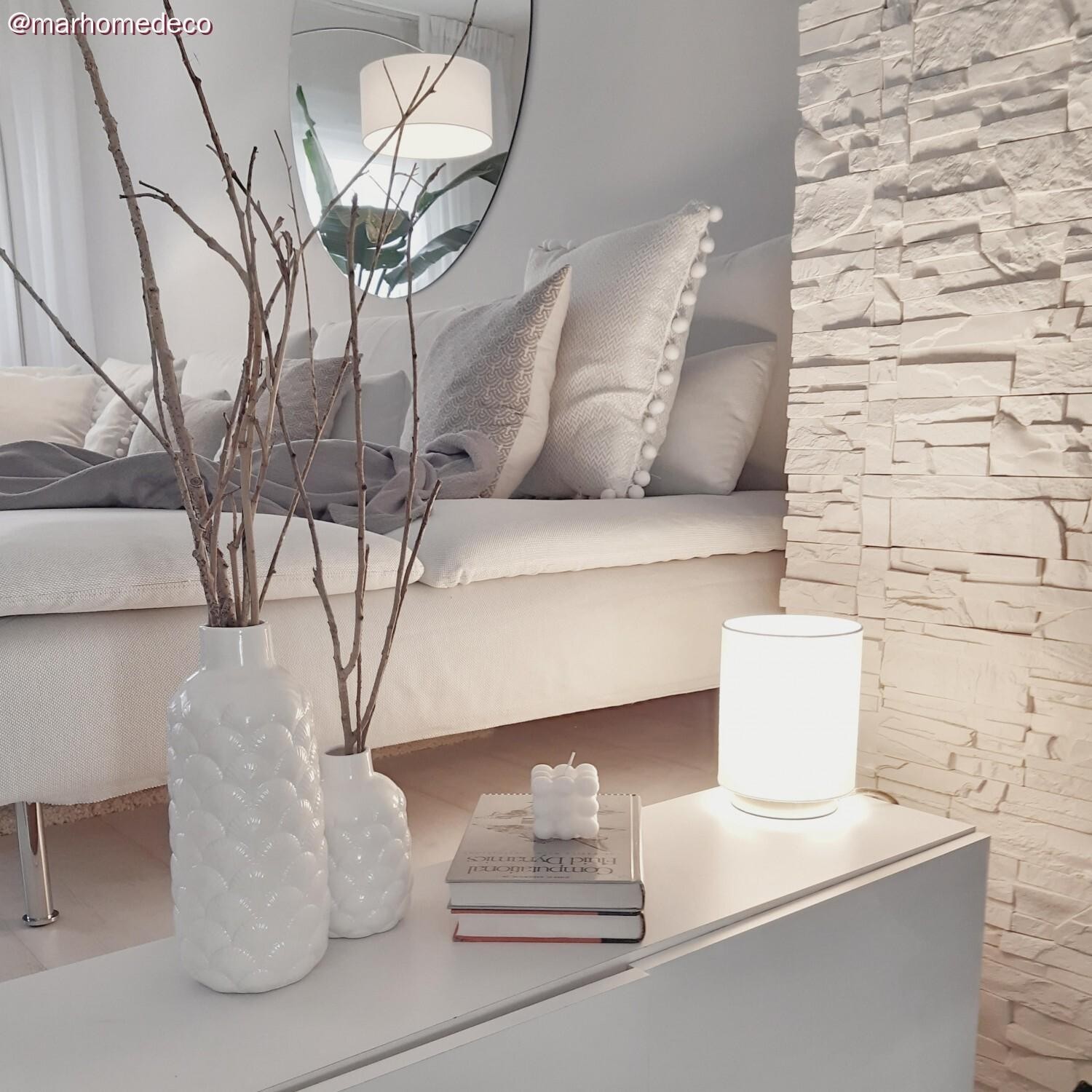 Abat-jour Cilindro en tissu avec culot E27 - 100% Made in Italy