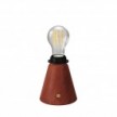 Lampe portative et rechargeable Cabless11 avec ampoule goutte d'eau et emplacement pour abat-jour