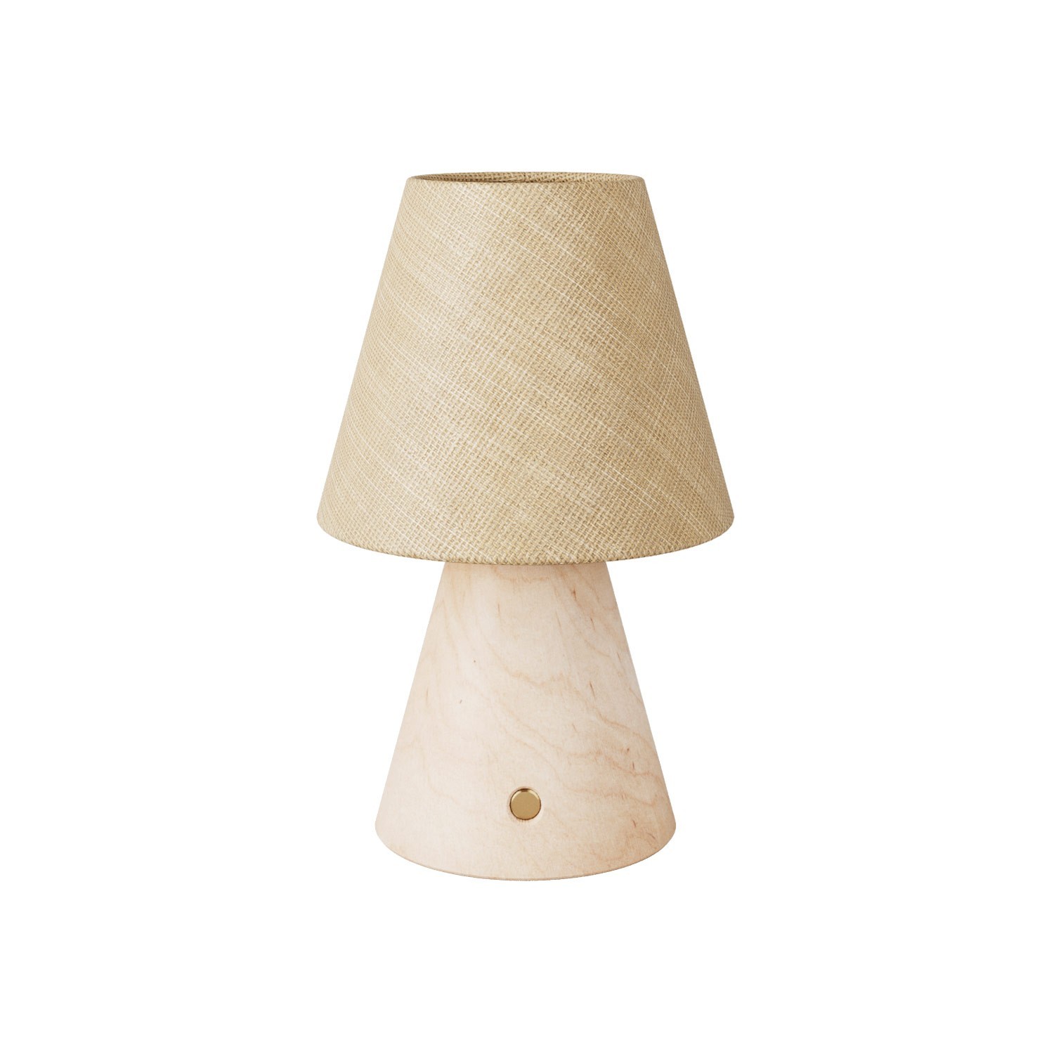 Lampe portative et rechargeable Cabless11 avec ampoule goutte d'eau et abat-jour