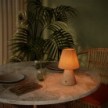 Lampe portative et rechargeable Cabless11 avec ampoule goutte d'eau et abat-jour