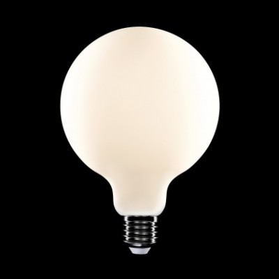 LED Glühbirne mit Porzellan-Effekt CRI 95 G125 12W 1521Lm E27 2700K Dimmbar - P09