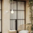 Lampe d'extérieur suspendue EIVA IP65 avec abat-jour incassable Unbreak-a-Ball
