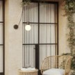 Lampe d'extérieur suspendue EIVA IP65 avec abat-jour incassable Unbreak-a-Ball