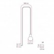 Lampe d'extérieur suspendue EIVA IP65 avec abat-jour incassable Unbreak-a-Ball