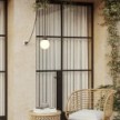 Lampe d'extérieur enfichable EIVA IP65 avec abat-jour incassable Unbreak-a-Ball