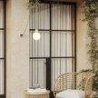 Lampe d'extérieur enfichable EIVA IP65 avec abat-jour incassable Unbreak-a-Ball