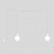 Lampada a sospensione da esterno EIVA IP65 a 2 cadute con paralumi infrangibili Unbreak-a-Ball