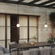 Lampe d'extérieur suspendue EIVA IP65 à 2 chutes avec abat-jour incassable Unbreak-a-Ball