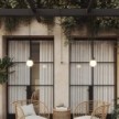 Lampe d'extérieur enfichable EIVA IP65 à 2 chutes avec abat-jour incassable Unbreak-a-Ball