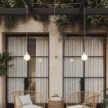Lampe d'extérieur enfichable EIVA IP65 à 2 chutes avec abat-jour incassable Unbreak-a-Ball