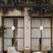 Lampe d'extérieur enfichable EIVA IP65 à 2 chutes avec abat-jour incassable Unbreak-a-Ball