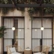 Lampe d'extérieur enfichable EIVA IP65 à 2 chutes avec abat-jour incassable Unbreak-a-Ball