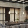 Außenleuchte EIVA IP65 mit 3 Lampen und bruchsicheren Unbreak-a-Ball-Lampenschirmen