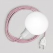 Lampe portable Snake avec interrupteur sur douille, prise et abat-jour incassable Unbreak-a-Ball