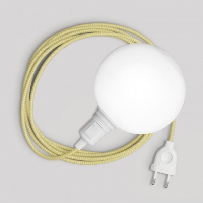 Tragbare Lampe Snake mit Schalter am Lampenfuß, Stecker und bruchsicherem Unbreak-a-Ball-Lampenschirm