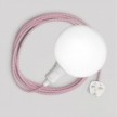 Tragbare Lampe Snake mit Schalter am Lampenfuß, Stecker und bruchsicherem Unbreak-a-Ball-Lampenschirm
