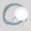 Lampe portable Snake avec interrupteur sur douille, prise et abat-jour incassable Unbreak-a-Ball