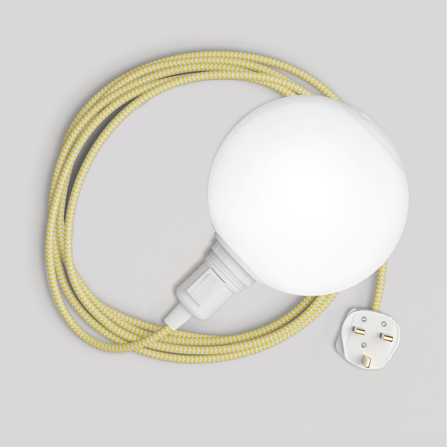 Tragbare Lampe Snake mit Schalter am Lampenfuß, Stecker und bruchsicherem Unbreak-a-Ball-Lampenschirm