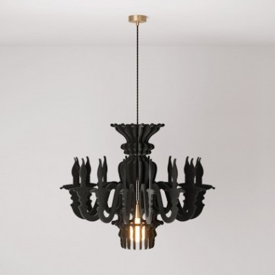 Lampada a sospensione con paralume classico SHHANDELIER in materiale fonoassorbente