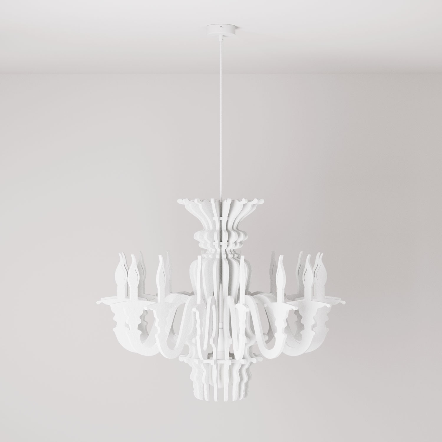Lampada a sospensione con paralume classico SHHANDELIER in materiale fonoassorbente