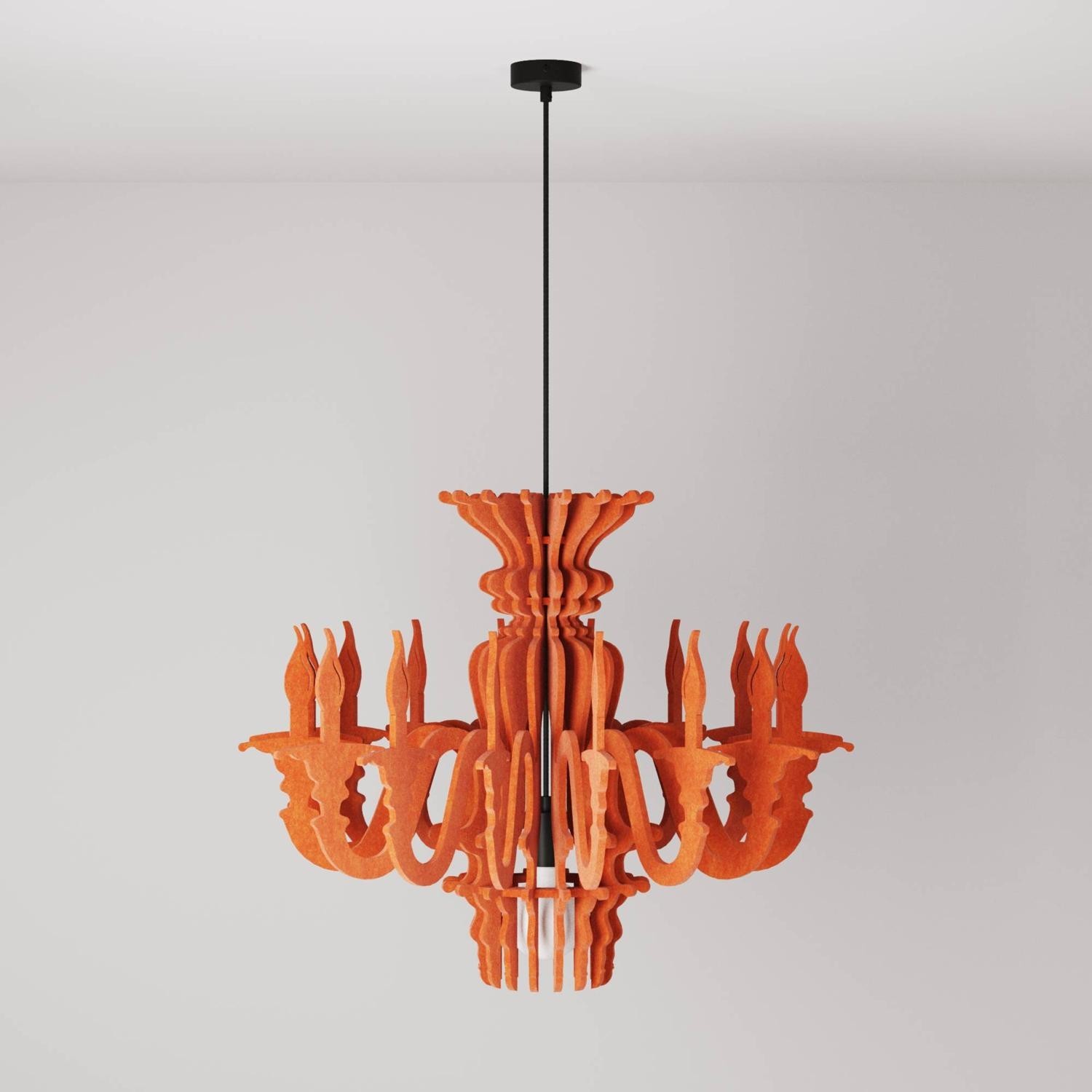 Lampada a sospensione con paralume classico SHHANDELIER in materiale fonoassorbente