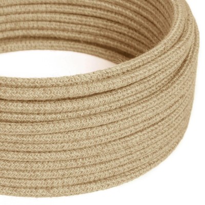 Fil Électrique Rond Recouvert En Jute RN06