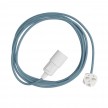 Snake - Lampe plug-in avec câble textile coloré