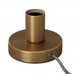Posaluce Metall-Tischleuchte mit 2-poligem Stecker