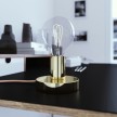 Posaluce Metall-Tischleuchte mit 2-poligem Stecker