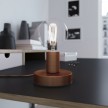 Posaluce Metall-Tischleuchte mit 2-poligem Stecker