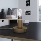 Posaluce Metall-Tischleuchte mit 2-poligem Stecker