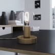Posaluce Metall-Tischleuchte mit 2-poligem Stecker