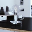 Posaluce Metall-Tischleuchte mit 2-poligem Stecker