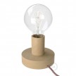 Posaluce - Holz-Tischleuchte Small mit 2-poligem Stecker