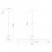 Lampe suspension esse14 avec culot S14d
