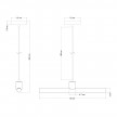 Lampe suspension esse14 avec culot S14d