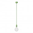 Suspension colorée en silicone avec câble textile